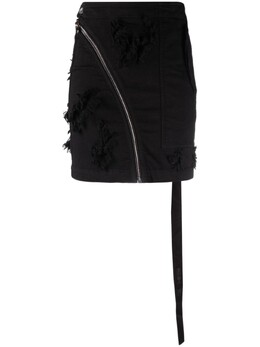 Rick Owens Drkshdw: Юбка бахромой 