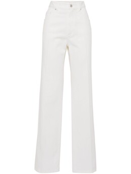 Brunello Cucinelli: Белые брюки 