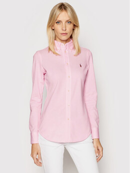 Polo Ralph Lauren: Розовая рубашка 