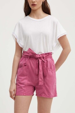 Pepe Jeans: Розовые шорты 