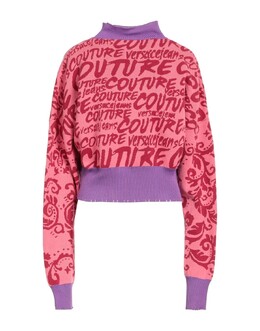 Versace Jeans Couture: Розовый свитер 