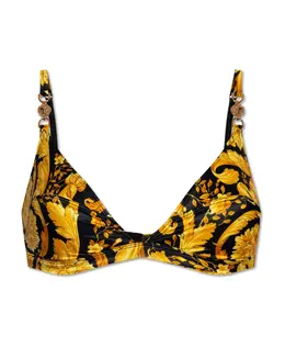 Versace: Жёлтый бюстгальтер 