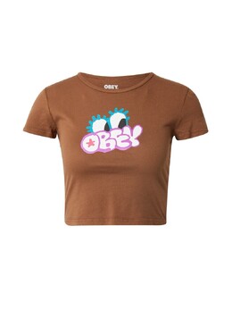 Obey: Футболка цвета хаки 