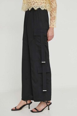 Sisley: Чёрные брюки 