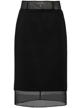 Prada: Юбка из шерсти 