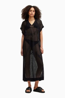 Allsaints: Платье  All Saints в сетку