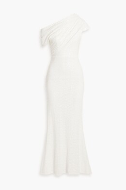 Badgley Mischka: Платье с пайетками 