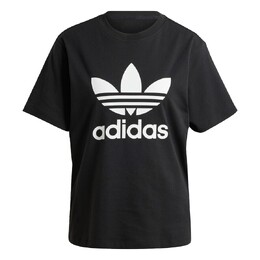 Adidas: Чёрная футболка  Trefoil