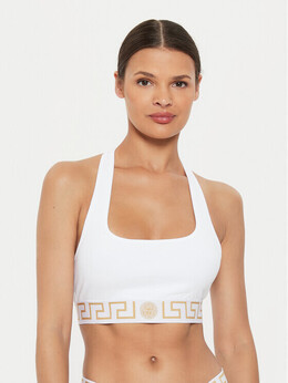 Versace: Белый бюстгальтер 