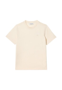 Lacoste: Бежевая футболка 