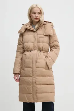 Calvin Klein: Бежевая куртка 