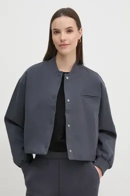 Calvin Klein Jeans: Серая куртка 
