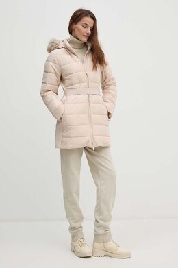 Calvin Klein: Бежевая куртка 