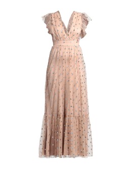 Temperley London: Бежевое платье 