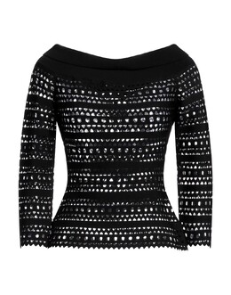 ALAÏA: Чёрная футболка 