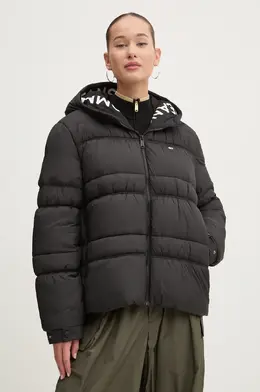 Tommy Jeans: Чёрная куртка 