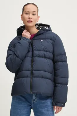 Tommy Jeans: Тёмная куртка 