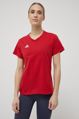 ADIDAS PERFORMANCE: Красная футболка 