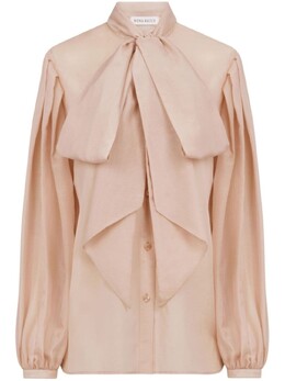 Nina Ricci: Рубашка с бантом 