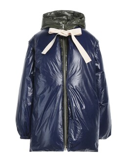 Jil Sander: Синий пуховик 