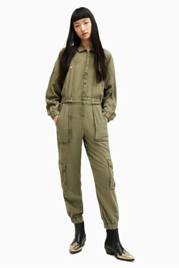Allsaints: Джинсовый комбинезон  All Saints