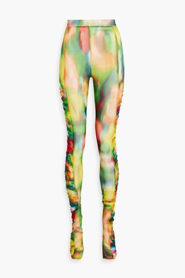 Dries Van Noten: Жёлтые легинсы 