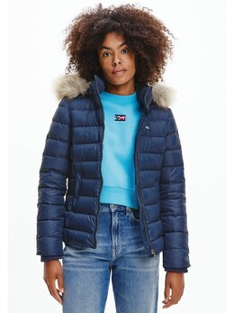 Tommy Hilfiger: Синий пуховик 