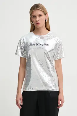 The Kooples: Серебристая футболка 