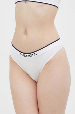 Tommy Hilfiger: Белые шлёпанцы 