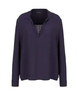 Armani Exchange: Синяя рубашка 