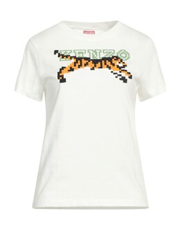 Kenzo: Белая футболка 