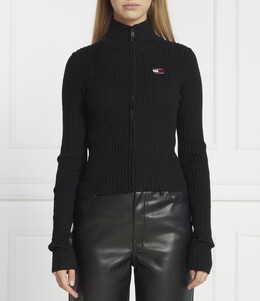 Tommy Jeans: Чёрный свитер 