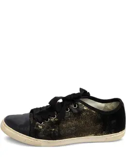 Lanvin Pre-Owned: Чёрные кроссовки 