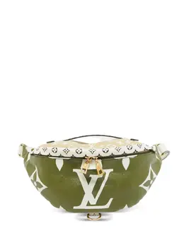 Louis Vuitton Pre-Owned: Зелёная поясная сумка 
