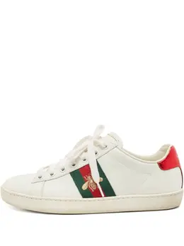 Gucci Pre-Owned: Белые кроссовки 
