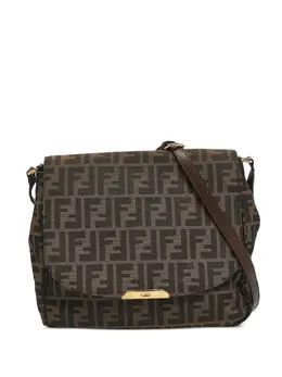 Fendi Pre-Owned: Коричневая сумка через плечо 