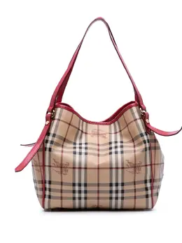 Burberry Pre-Owned: Коричневая сумка-шоппер 