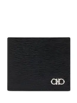 Salvatore Ferragamo: Чёрный кошелёк  Gancini