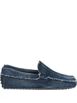Tod's: Голубые туфли  City Gommino