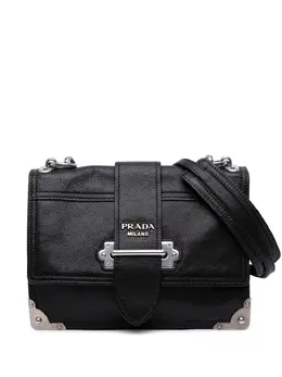 Prada Pre-Owned: Чёрная сумка через плечо 