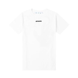 Off-White: Белая футболка  Marker
