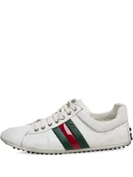 Gucci Pre-Owned: Белые кроссовки 