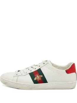 Gucci Pre-Owned: Белые кроссовки 