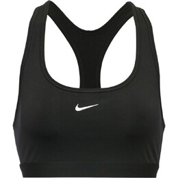 Nike: Чёрный бюстгальтер  Swoosh