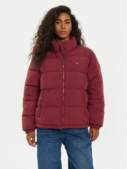 Tommy Jeans: Красный пуховик 
