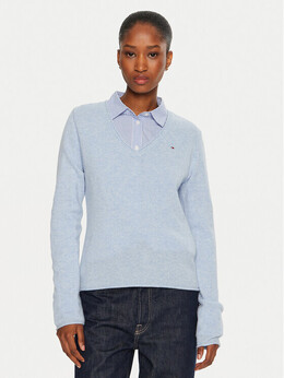 Tommy Hilfiger: Синий свитер 