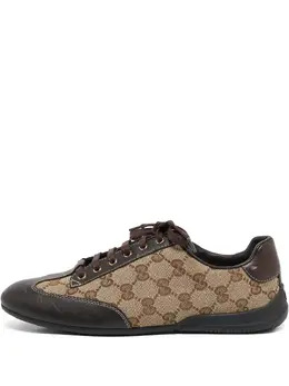Gucci Pre-Owned: Коричневые кроссовки 