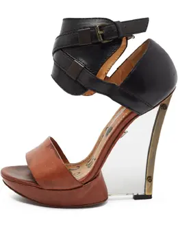 Lanvin Pre-Owned: Коричневые сандалии 
