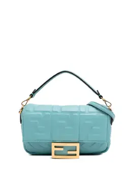 Fendi Pre-Owned: Голубая сумка 