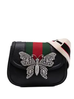 Gucci Pre-Owned: Чёрная сумка через плечо 